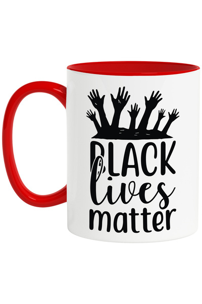 StoryGift Romania Cana cu mesajul in engleza "Black lives matter" - vietile n...