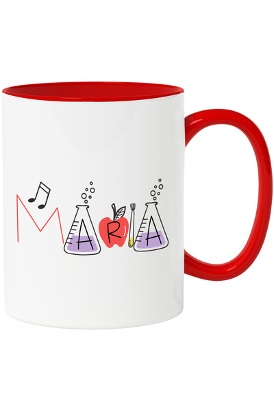 StoryGift Romania Cana Cu Numele Maria, Scoala, Chimie, Materii, Algebra, Geo...