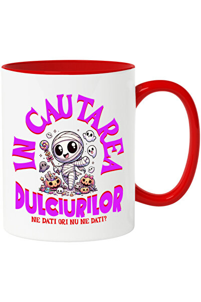 StoryGift Romania Cana cu Mumie vesela De Hallowen Text In Cautarea Dulciuril...