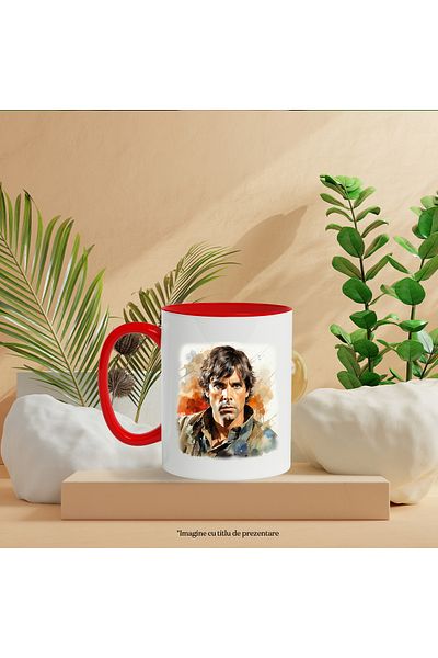 StoryGift Romania Luke Skywalker Mug, Star Wars, Famous Character, Multicolor 330 ml, Ceramic, With ,STG