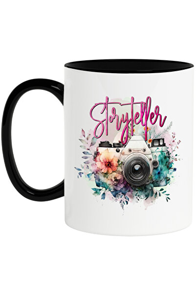 StoryGift Romania Cana cu mesajul "Storyteller", povestitor, ilustratie, acti...