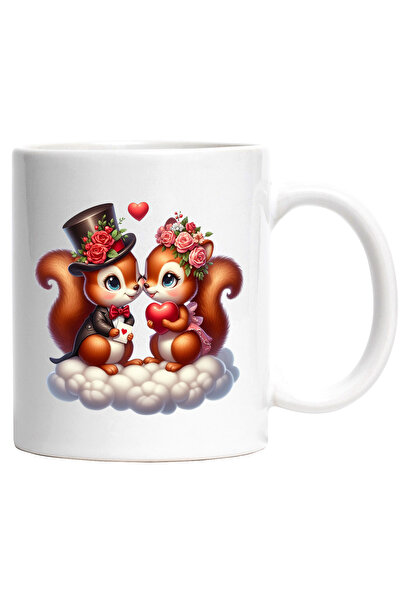 StoryGift Romania Cana cu 2 veverite fericite | ilustratie | relatie | Valent...