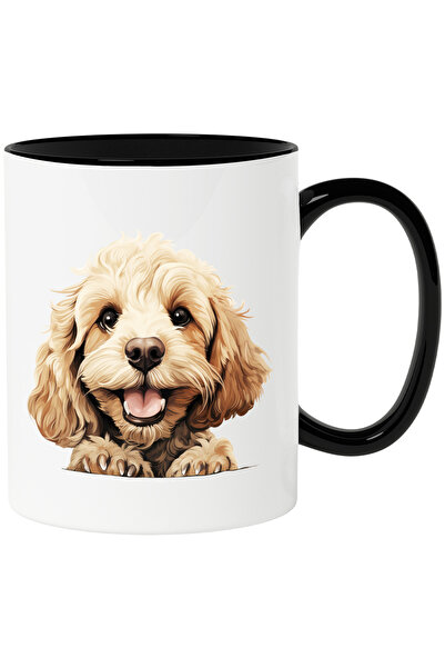 StoryGift Romania Cana cu un catel blanos | ilustratie | bucurie | maro desch...