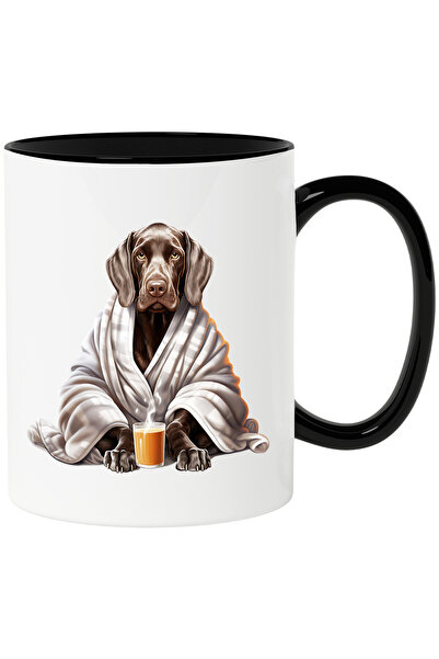 StoryGift Romania Cana cu un caine putin trist | bolnav | pahar cu ceai | tre...