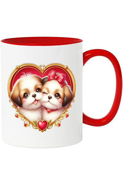 StoryGift Romania Cana cu o catelusa si un catel de talie mica | ilustratie |...