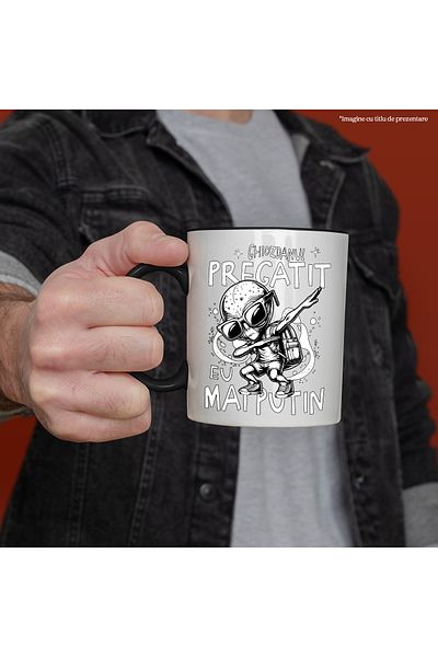 StoryGift Romania Alien Mug Ready for School Backpack Ready, 330ml, Ceramic with Handle Ne, Cu, STG