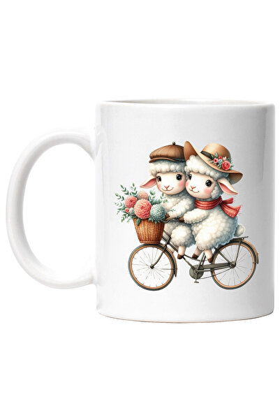 StoryGift Romania Cana cu 2 oite care se plimba cu bicicleta | ilustratie | c...