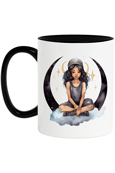 StoryGift Romania Cana cu o fata draguta | ilustratie | sta pe norisor | cerc...