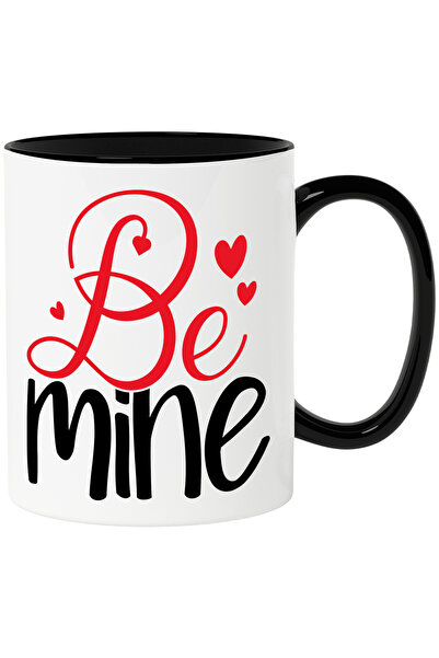 StoryGift Romania Cana cu inimioare si mesajul in engleza "Be mine" - fii a m...