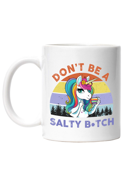 StoryGift Romania Cana cu un unicorn care arata un semn obscen cu mesajul "Do...