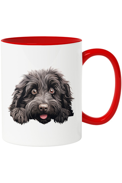 StoryGift Romania Cana cu un caine blanos uimit | ilustratie | pentru iubitor...