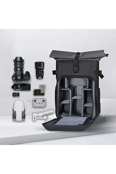 Mark Ryden Rucsac bărbătesc pentru cameră și laptop cu extensie de 20 cm, imp...