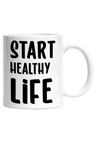 StoryGift Romania Cana cu mesajul motivational "Incepe o viata sanatoasa" - s...