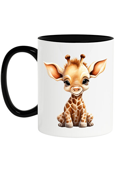 StoryGift Romania Cana cu un pui de girafa timid | ilustratie | jucaus | pent...