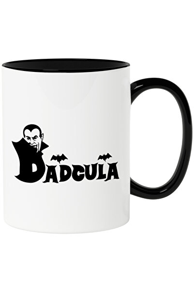 StoryGift Romania Cana cu Portret Dracula, Lilieci, Infricosator, Halloween, ...