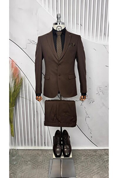 Dupont Slim Fit Mono Yaka Takım Elbise