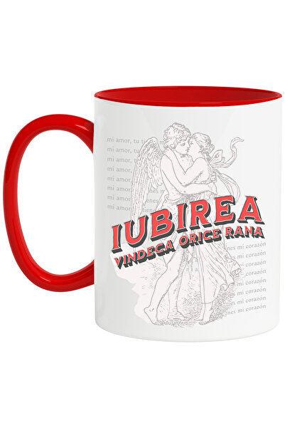 StoryGift Romania Cana Ingeri sarutandu-se statui iubirea vindeca, 330ml, Cer...