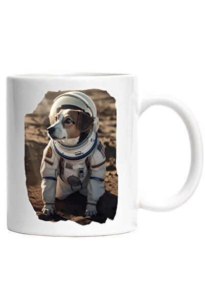 StoryGift Romania Cana Cu Caine pe Pamant Intr-un Costum de Astronaut, NASA, ...