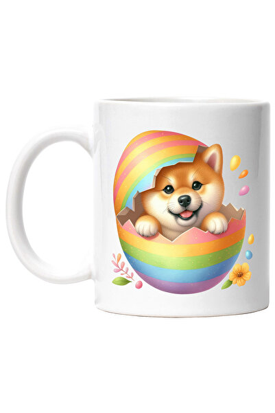 StoryGift Romania Cana cu un catelus Chow Chow | ilustratie | vesel | fericir...