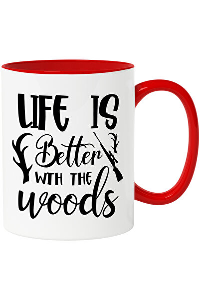 StoryGift Romania Mug for hunting enthusiasts with the message "Life is bette...