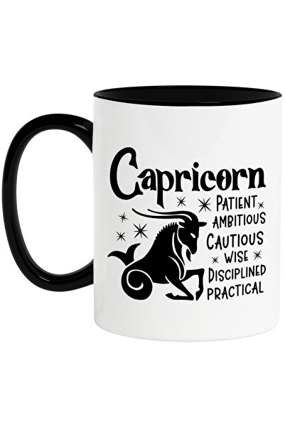 StoryGift Romania Cana cu zodia Capricorn, rabdator, ambitios, precaut, intel...