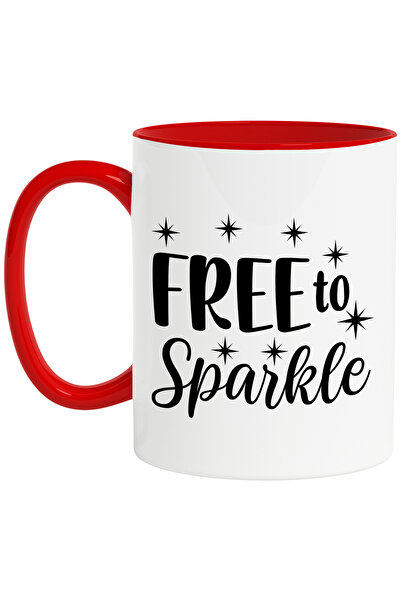 StoryGift Romania Cana cu mesajul "Free to sparkle" - liber sa sclipesti stel...