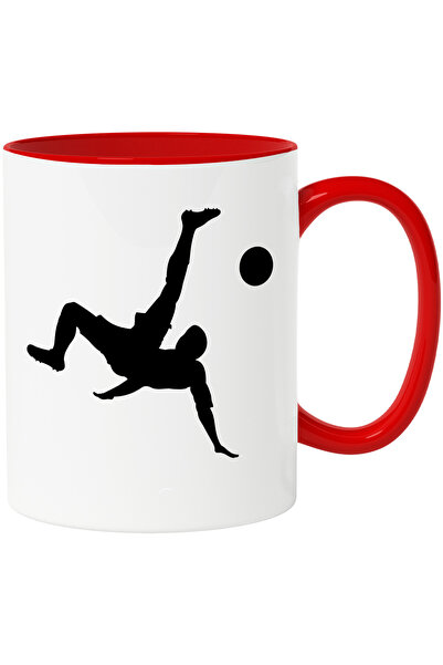 StoryGift Romania Cana cu un fotbalist care suteaza la poarta cu Maner Rosu, ...