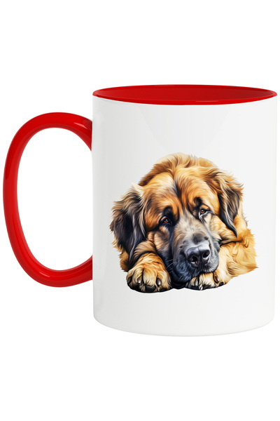 StoryGift Romania Cana cu un caine maro care pare obosit si trist | ilustrati...