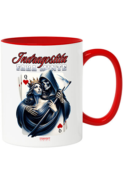 StoryGift Romania Cana Moarte Cu Coasa Indragostita De Femeie Frumoasa Text D...