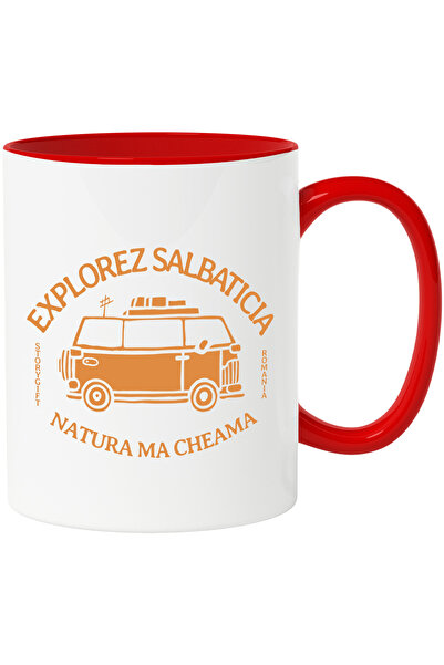 StoryGift Romania Cana explorez salbaticia caravana natura aventura, 330ml, C...