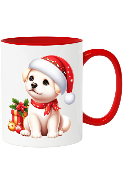 StoryGift Romania Cana cu un catel Golden Retriever | ilustratie | caciula de...