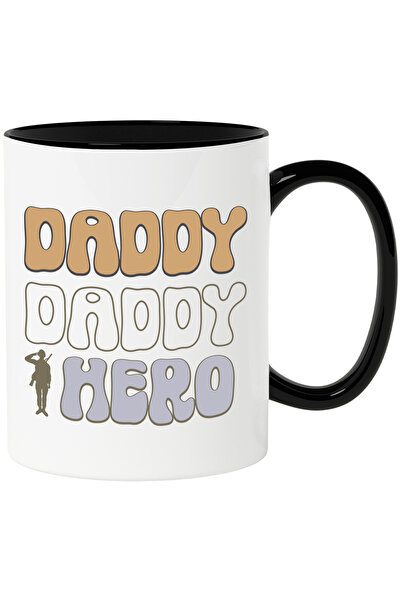 StoryGift Romania Cana cu o figura de soldat si textul "Daddy hero" - erou ta...