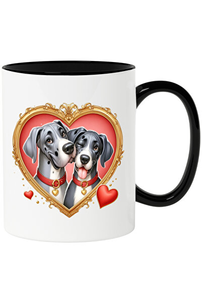 StoryGift Romania Cana cu o catelusa si un caine | ilustratie | cadru in form...