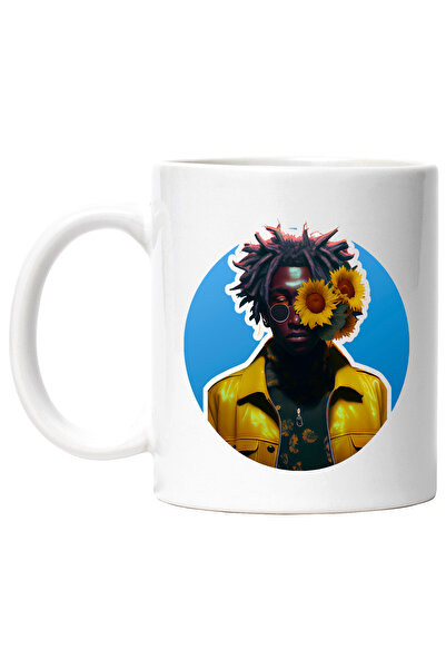 StoryGift Romania Cana Cu Portet, Ochelari, Floarea Soarelui, Jacheta, Dreadu...