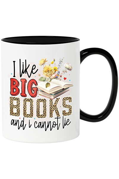 StoryGift Romania Cana cu mesajul "I like big books and I cannot lie", carte,...