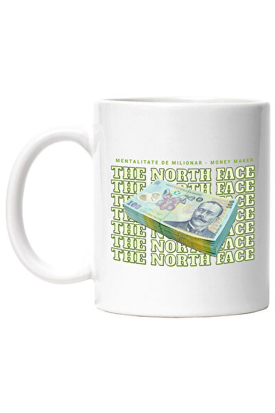 StoryGift Romania Cana _The North Face_ - 100 Lei Romanesti, 330ml, Ceramic c...