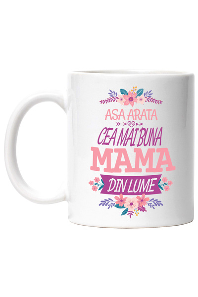 StoryGift Romania Cana asa arata cea mai buna mama femeie iubire, 330ml, Cera...