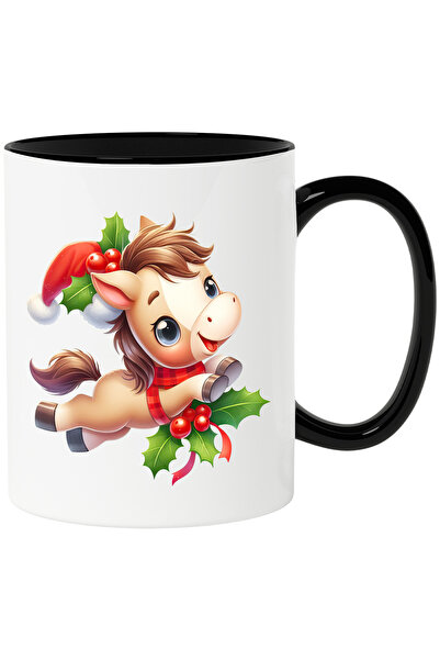 StoryGift Romania Cana cu un calut care poarta o caciula de Craciun | ilustra...