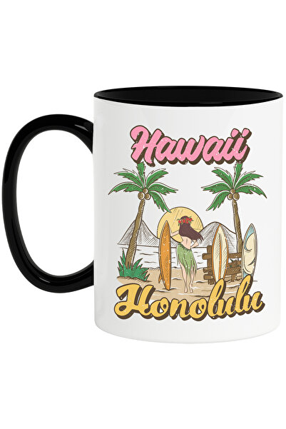 StoryGift Romania Cana cu mesajul "Hawaii, Honolulu", vara, vacanta, relaxare...