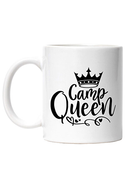 StoryGift Romania Cana cu o coroana regala si textul "Camp queen" - regina ta...
