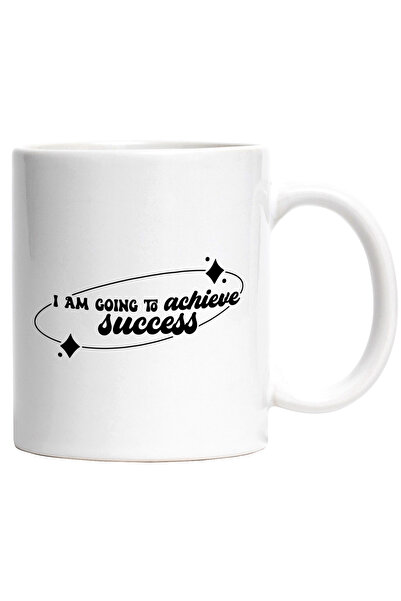 StoryGift Romania Cana cu textul "Voi obtine succesul" - ambitie realizari cu...