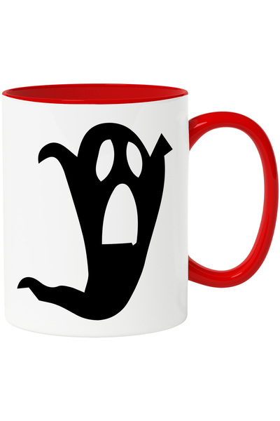 StoryGift Romania Cana cu o fantoma speriata - Halloween cu Maner Rosu, Cu Ma...