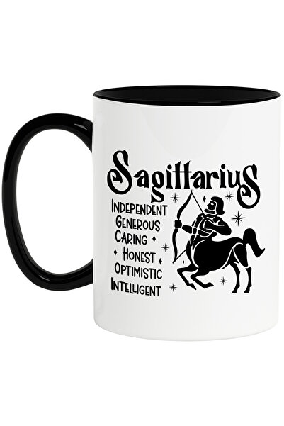 StoryGift Romania Cana cu zodia Sagetator, ilustratie, zodie, astrologie, ind...