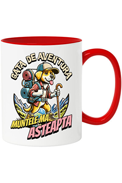 StoryGift Romania Cana cu Caine Aventura Pe Munte Cu Rucsac Text Muntele ma A...