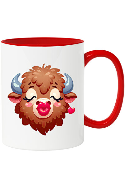 StoryGift Romania Cana cu un zimbru care da un pupic | ilustratie | Valentine...