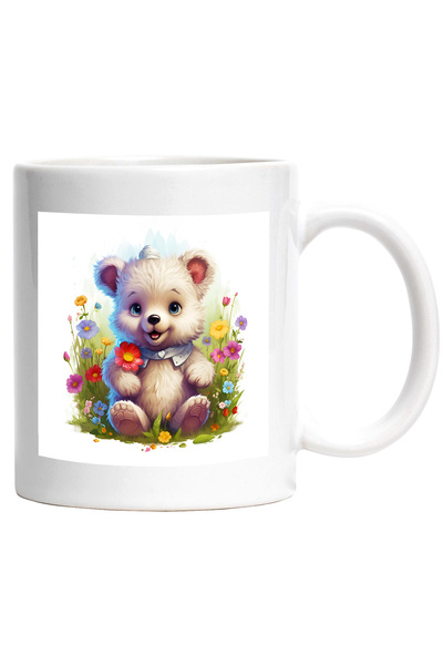StoryGift Romania Cana cu un ursulet polar | ilustratie | in natura | florice...