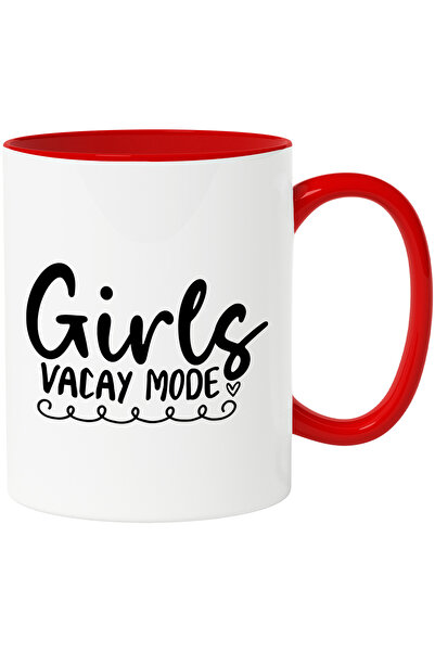 StoryGift Romania Cana cu textul "Girls vacay mode" - fetele in modul vacanta...