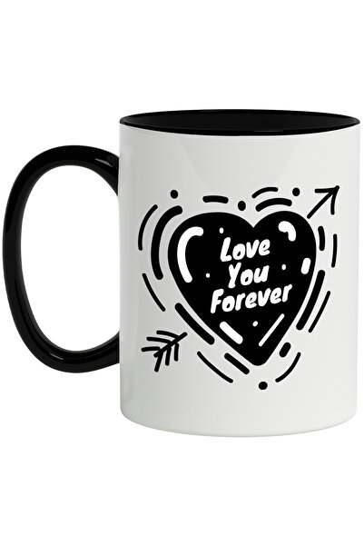 StoryGift Romania Cana Cu Mesaj In Engleza Love You Forever, Inima, Iubire, S...
