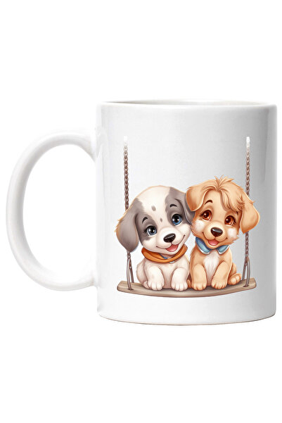 StoryGift Romania Cana cu 2 catelusi care se dau in leagan | ilustratie | rel...