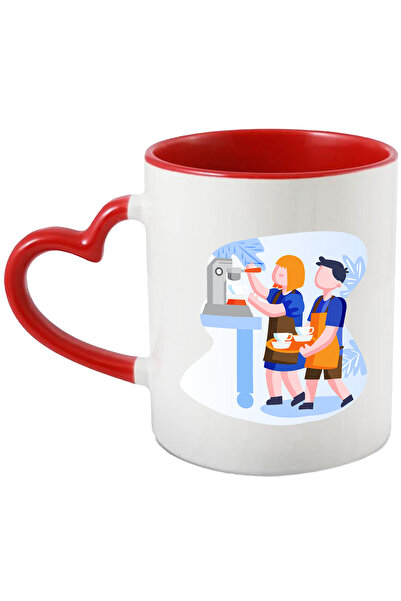 StoryGift Romania Cana Cu Copii, Sort, Cafea, Multicolor 330 ml, Ceramica cu ...